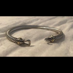 David Yurman Classic Cable Buckle with gold